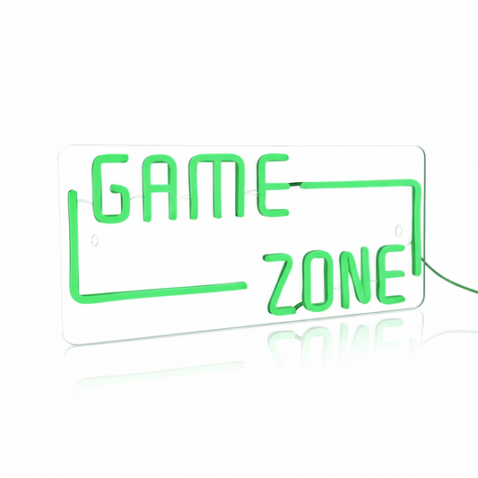 Game Zone Neon Signs LED Neon Light Sign Light up Neon Signs for Wall Decor Bedroom Game Room Led Signs Gamer Gifts for Gamer